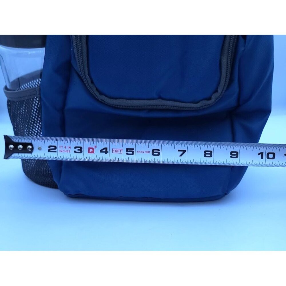 Fit & Fresh Insulated Lunch Bag Kit With 16 oz Bottle Blue Unisex Zip Top NWT - Picture 7 of 8